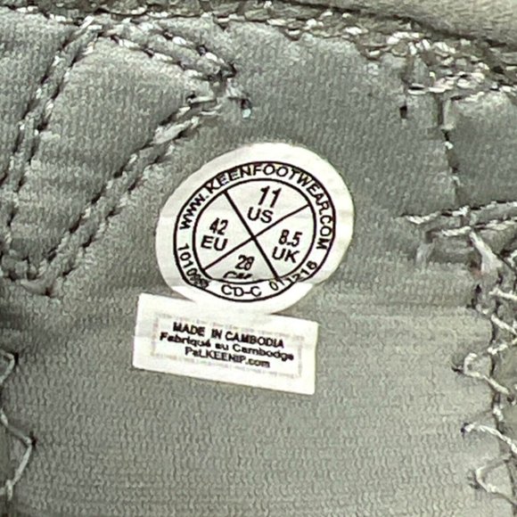 Keen Sandals Womens 11 Newport H2 Slingback Walking Waterproof 1010955 Gray Lace - Picture 3 of 4